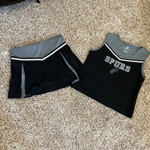 Spurs Cheerleading Outfit. Size L (10-12)